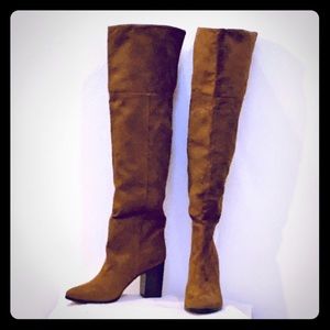Ultra Suede Thigh-High Boots ~ Size 39